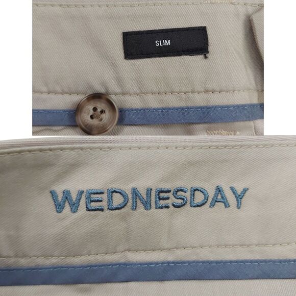 Bonobos Pants Mens 34x30 Beige Weekday Warrior Wednesday Slim Cotton Blend - Picture 9 of 12